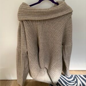 Oversized Off Shoulder Sweater